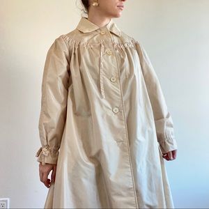 Vintage Champagne Rain Coat
